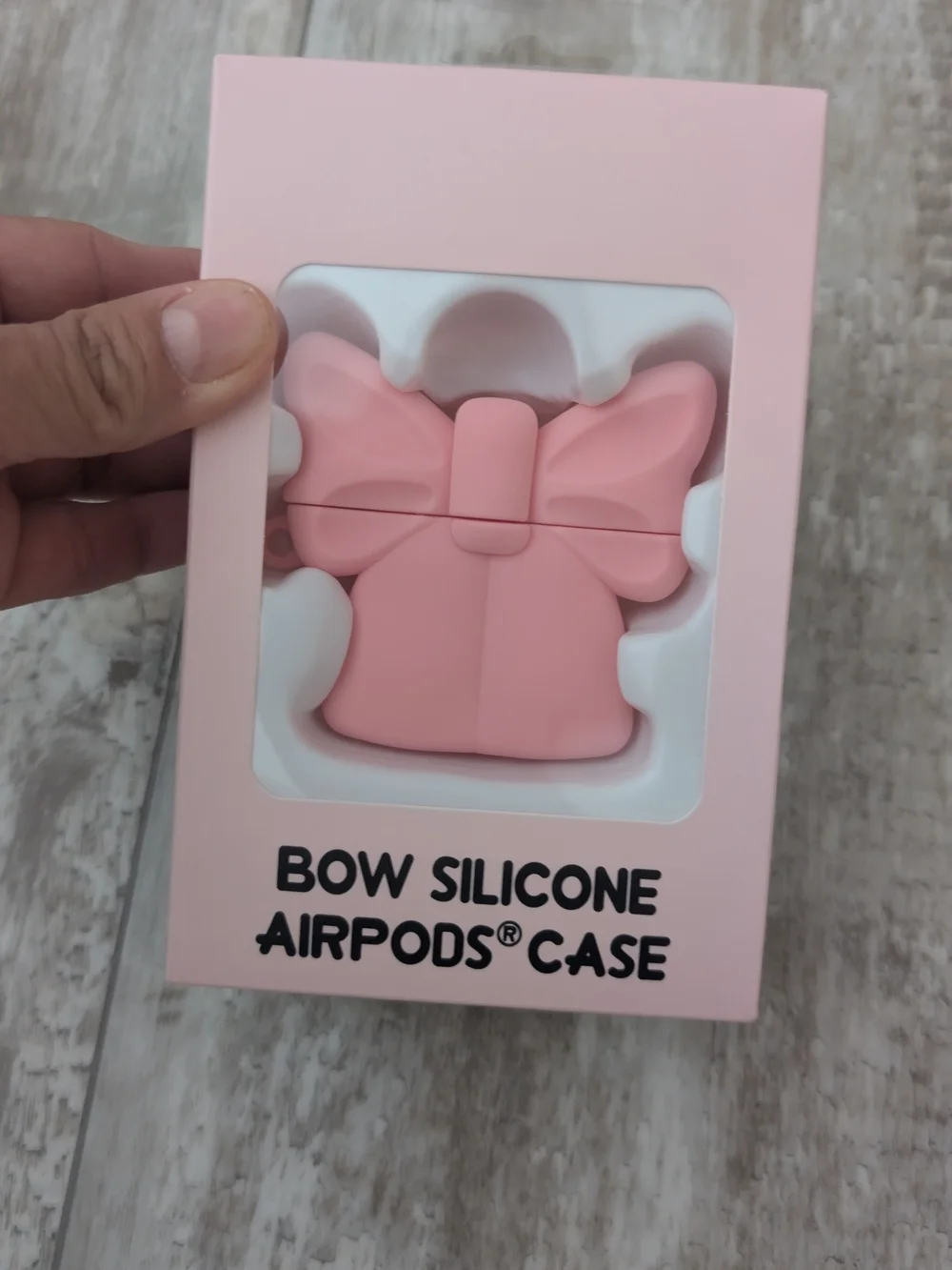 Tilly's Pink Bow Silicone AirPods Case